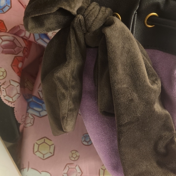 Juicy Couture Purple and Brown Day Dreamer Embroidered Shoulder Bag - Picture 10 of 10